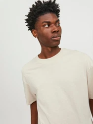 JACK & JONES T-Shirt JJEBradley beige