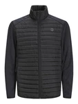 JACK & JONES Jacke JJEMULTI QUILTED COLLAR NOOS schwarz