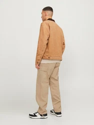 Jack & Jones 5-Pocket Hose Cargohose JJKarl Harlow (1-tlg) dunkelbeige