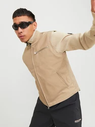 JACK & JONES Weste Collective Worker (1-tlg) dunkelbeige
