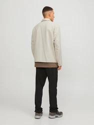 JACK & JONES Funktionsjacke grau / greige / schwarz