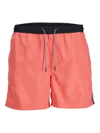 Badeshorts 'JPSTFiji' koralle / schwarz / wei