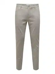 Hose 'ONSMark' stone / offwhite