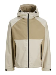 JACK & JONES Jacke Thread taupe/hellgrau
