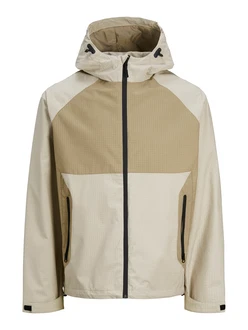 JACK & JONES Jacke Thread taupe/hellgrau