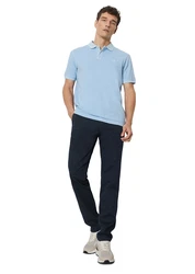 Marc O'Polo Poloshirt (OCS) B21226653000 himmelblau