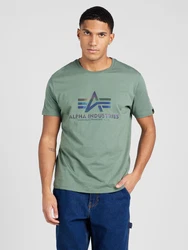 Alpha Industries T-Shirt Basic T Rainbow Reflective blau/khaki/lila/rot