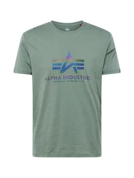 Alpha Industries T-Shirt Basic T Rainbow Reflective blau/khaki/lila/rot