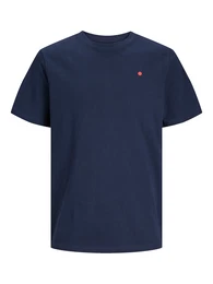 T-Shirt 'Road' navy / hellrot