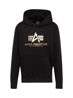 ALPHA INDUSTRIES Sweatshirt gold/schwarz