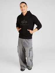 ALPHA INDUSTRIES Sweatshirt dunkelgrau/schwarz