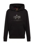 ALPHA INDUSTRIES Sweatshirt dunkelgrau/schwarz