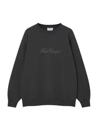 Sweater majica tamo siva / crna