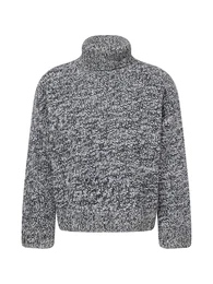 Pullover 'Cypher' grau / schwarz / wei