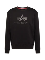 ALPHA INDUSTRIES Sweatshirt Schwarz/Rot/Schwarz/Rot/Rot/Schwarz/Schwarz/Rot/Schwarz/Rot/Schwarz/Rot/Schwarz/Rot/Schwarz/Rot/Schwarz/Rot