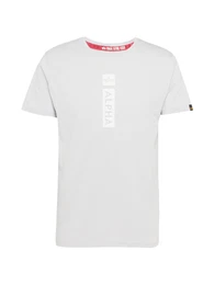 T-Shirt hellgrau / wei