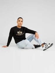 ALPHA INDUSTRIES Sweatshirt gold/schwarz