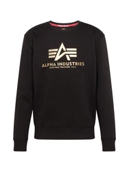 ALPHA INDUSTRIES Sweatshirt gold/schwarz