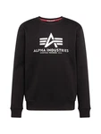 ALPHA INDUSTRIES Sweatshirt schwarz/weiß