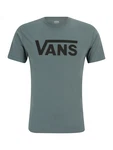 VANS T-Shirt 'CLASSIC' rauchblau/schwarz VANS T-Shirt 'CLASSIC' rauchblau/schwarz