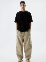 Pull&Bear Cargohose beige