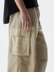 Pull&Bear Cargohose beige