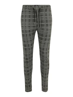 Denim Project Hose 'Ponte Roma' grau/dunkelgrau/rot/schwarz