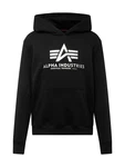 ALPHA INDUSTRIES Sweatshirt schwarz/weiß