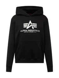 ALPHA INDUSTRIES Sweatshirt schwarz/weiß