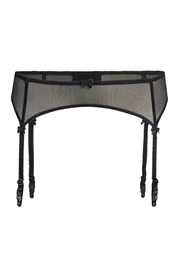 Punčochy s podvazkem 'Eleonora' černá