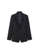 MANGO Blazer 'Iguana'  črna