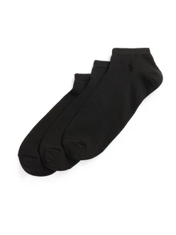 Polo Ralph Lauren Socken Ghost Ped 3er Pack schwarz Polo Ralph Lauren Socken Ghost Ped 3er Pack schwarz