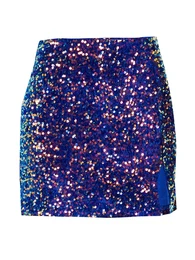 Sukně kobaltová modř / bronzová / mátová / růžová