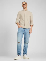 Polo Ralph Lauren Hemd beigemeliert/braun