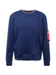 ALPHA INDUSTRIES Sweatshirt navy / rot / weiß