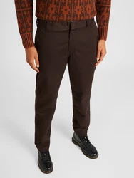 Carhartt WIP Hose 'Master' dunkelbraun/goldgelb/weiß