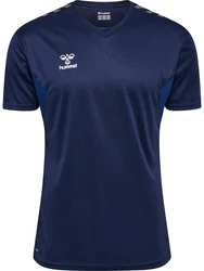 hummel Kurzarmshirt hmlAUTHENTIC PL JERSEY marine/weiß