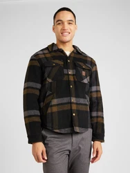 Brixton Jacke 'DURHAM' braun/dunkelgrau/schwarz