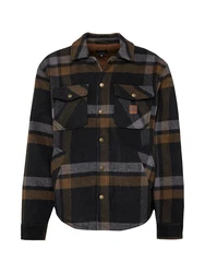 Brixton Jacke 'DURHAM' braun/dunkelgrau/schwarz