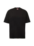 DIESEL T-Shirt BOGGY-MEGOVAL schwarz/weiß