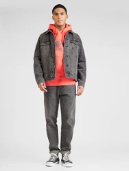ALPHA INDUSTRIES Sweatshirt silbergrau/hellrot