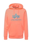 ALPHA INDUSTRIES Sweatshirt silbergrau/hellrot