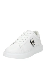 Sneaker beige / schwarz / silber / wei