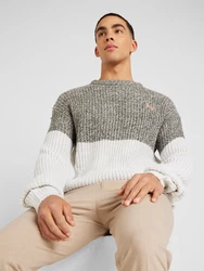 Denim Project Pullover hellgrau/graumeliert