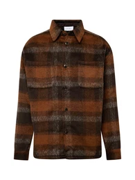 Jacke 'Jayce' cognac / brokat / dunkelbraun