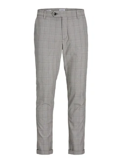 JACK & JONES Hose 'Marco Connor' braunmeliert / offwhite JACK & JONES Hose 'Marco Connor' braunmeliert / offwhite