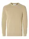 SELECTED HOMME Pullover 'OWN' beige / camel