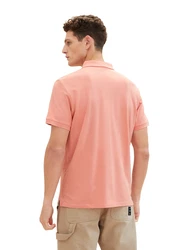 TOM TAILOR Poloshirt altrosa/weiß