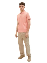 TOM TAILOR Poloshirt altrosa/weiß