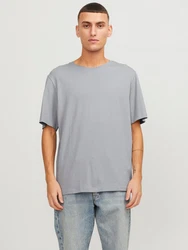 Jack & Jones T-Shirt JJEORGANIC BASIC TEE SS O-NECK NOOS grau